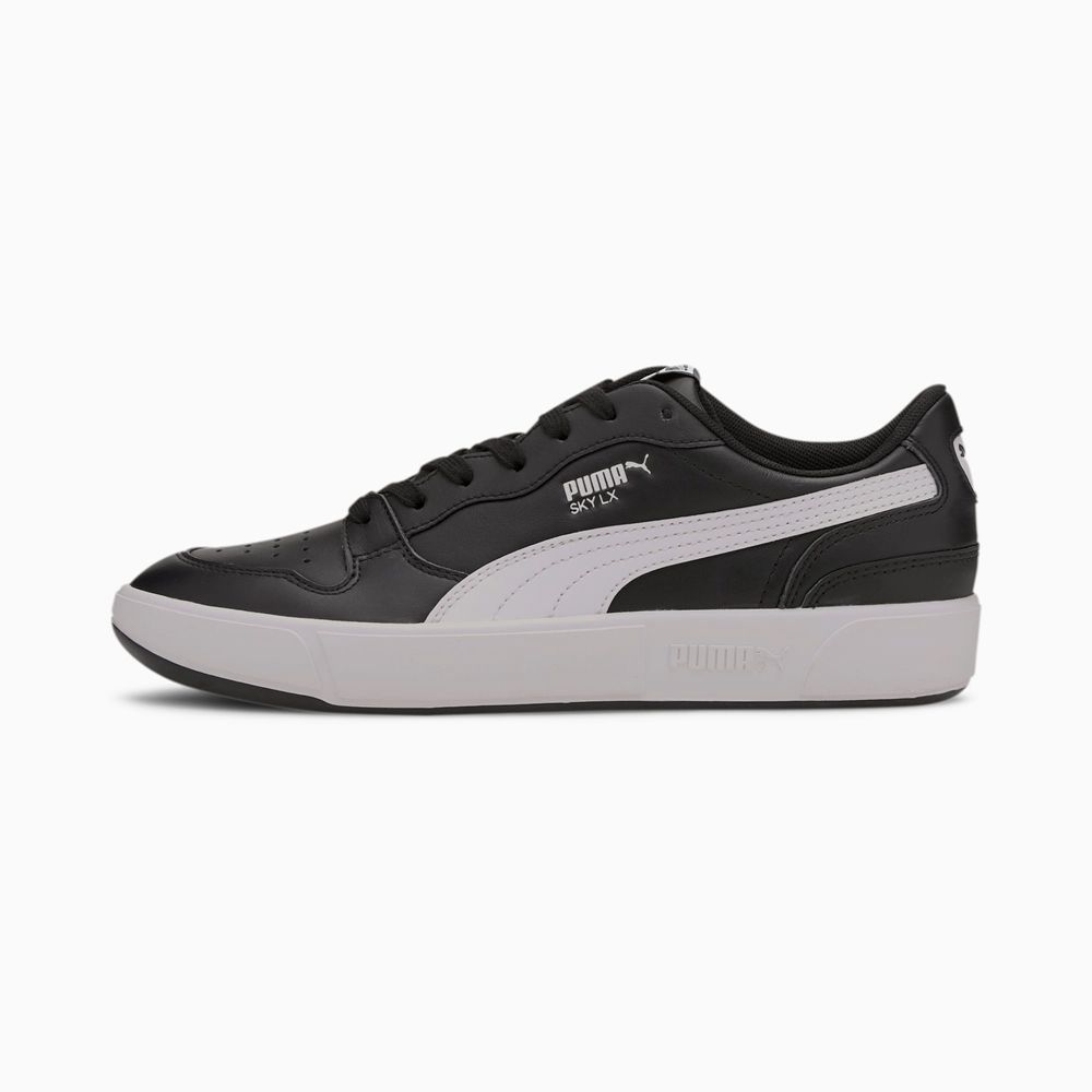 Puma Sky LX Lo Férfi Kosárlabda Cipő - Fekete/Fehér ( Hungary - WKNCV3916 )